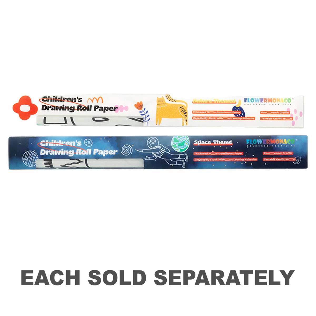 Flower Monaco Drawing Rolling Paper