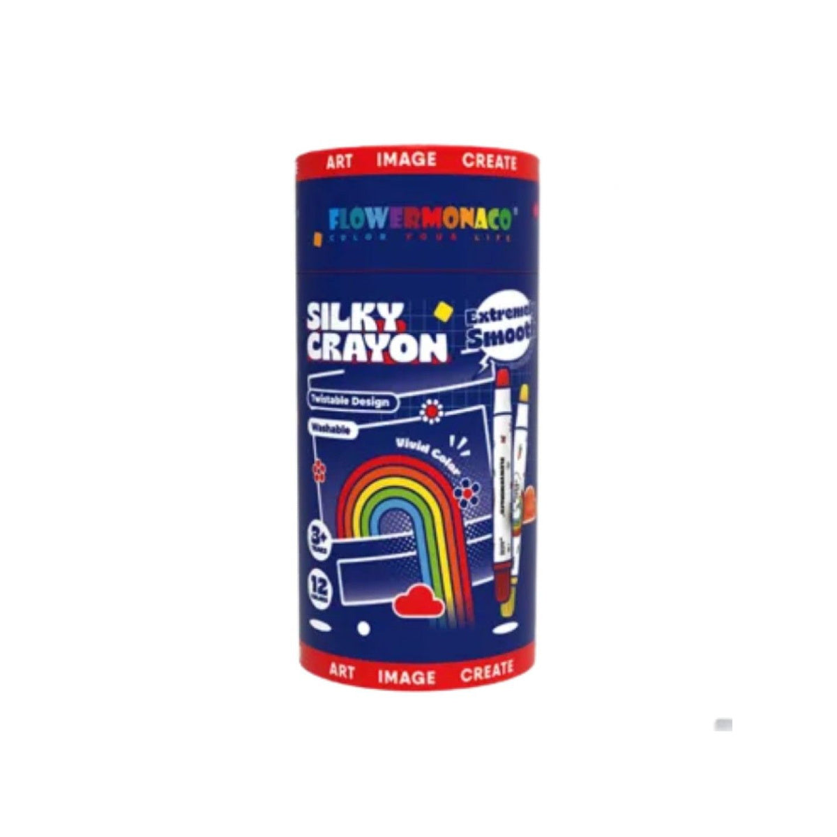 Flower Monaco Silky Crayons