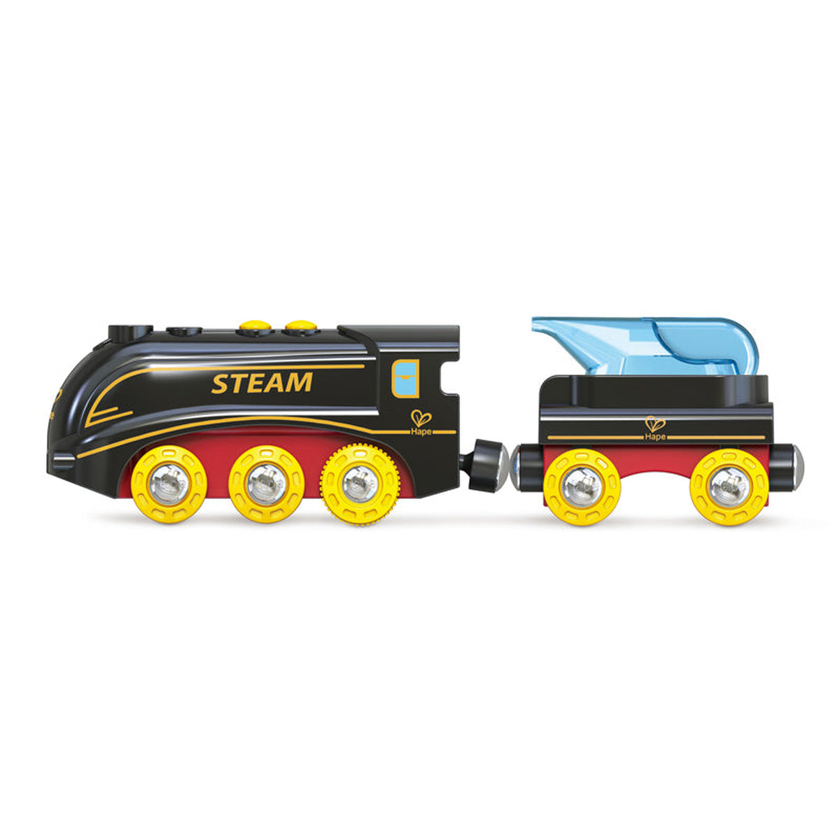 Hape Steam & Whistle Train Set