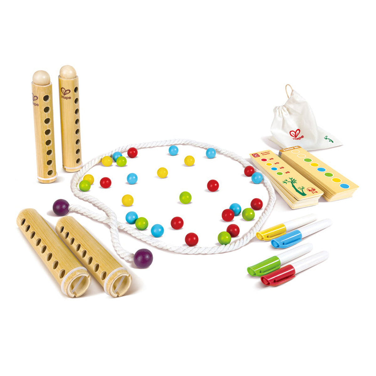 Hape Bamboo Rapido Memory, Speed & Strategy Game