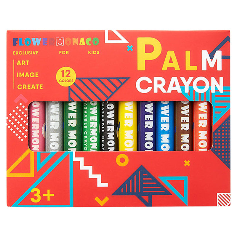 Flower Monaco Palm Crayons