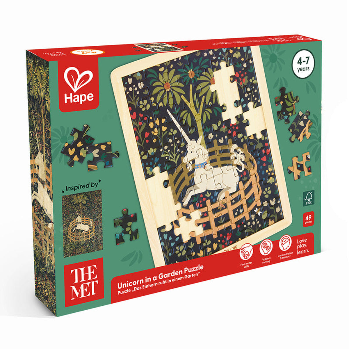 Hape Famous Art Puzzle 49pcs
