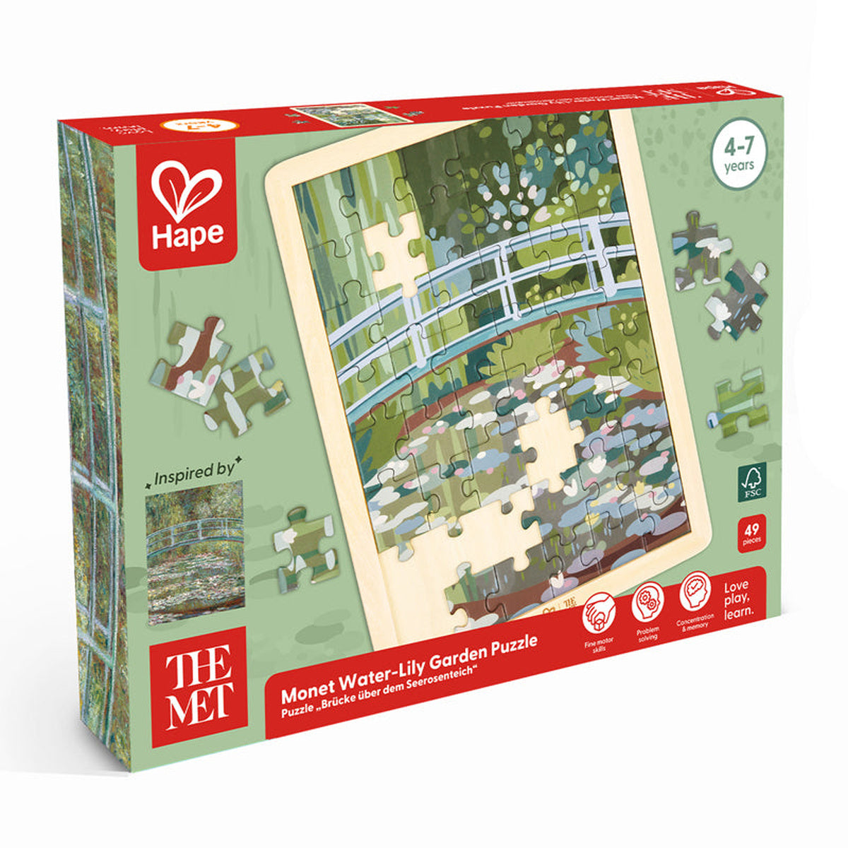 Hape Famous Art Puzzle 49pcs