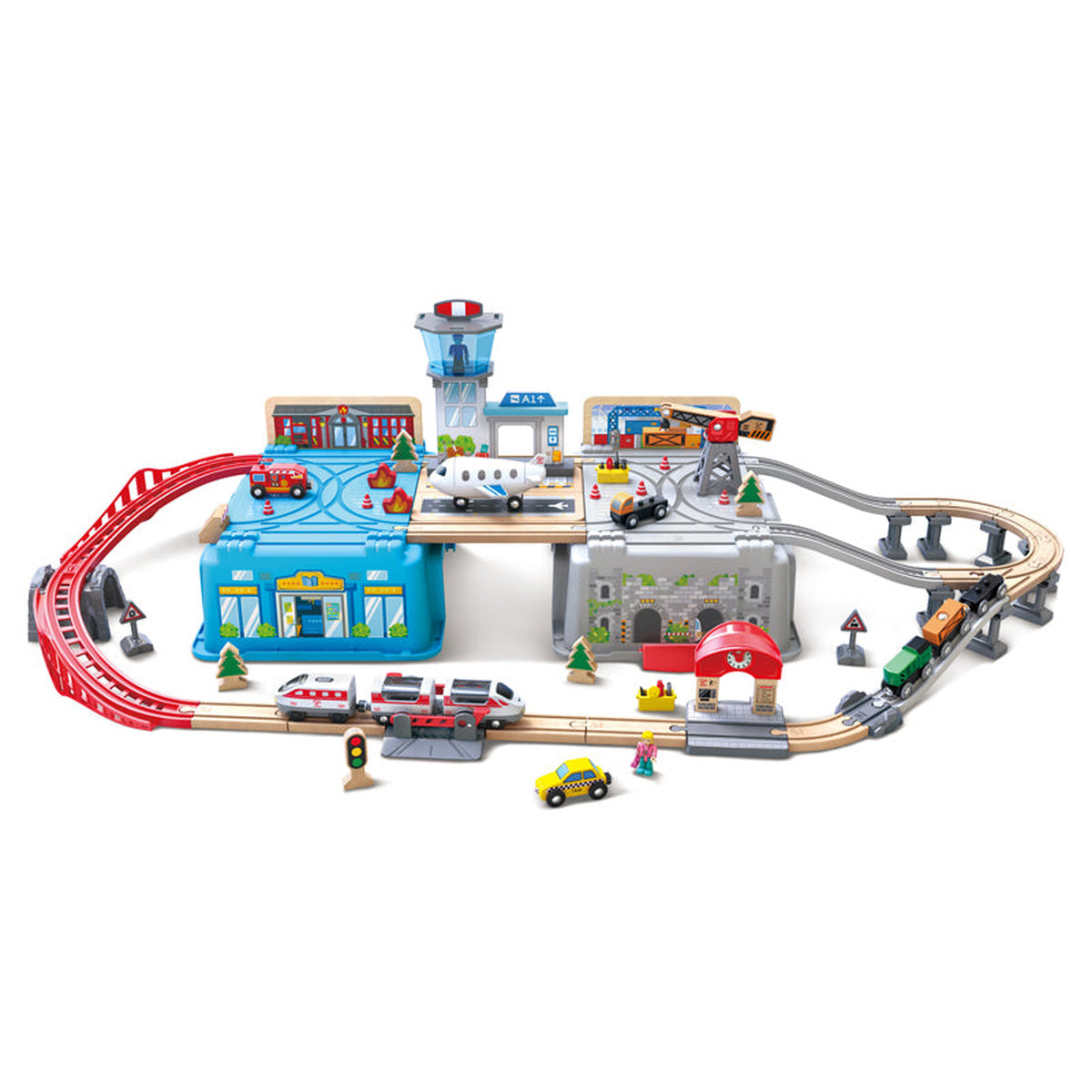 Hape Super Cityscape Transport Bucket Set