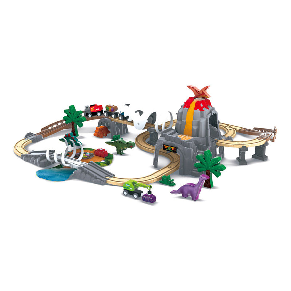 Hape Dino Railway Adventure Set