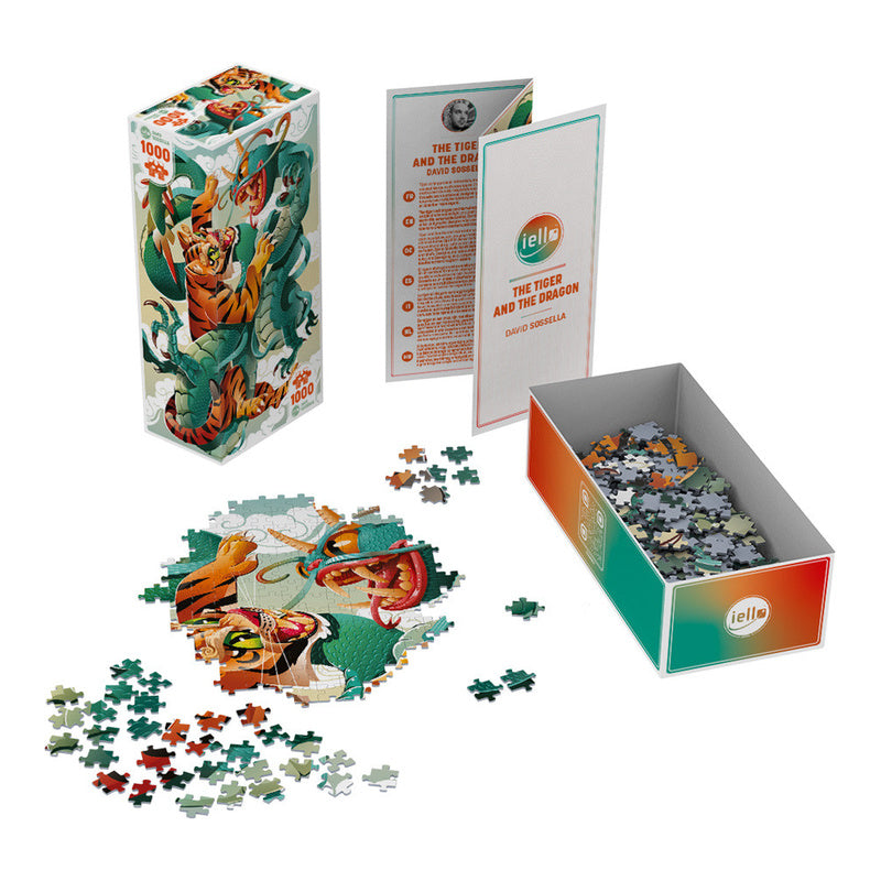 IELLO Puzzle Universe the Tiger and the Dragon #10 1000pcs