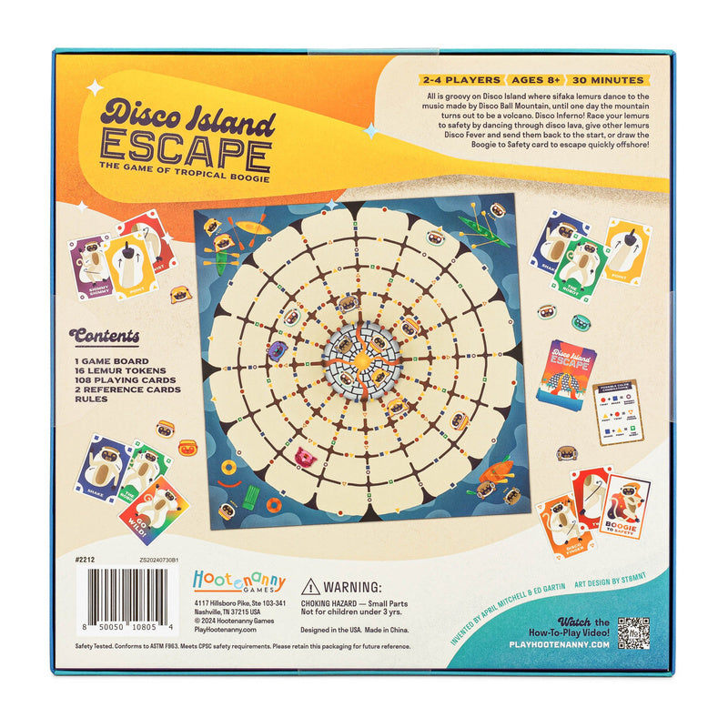 Disco Island Escape Board Game