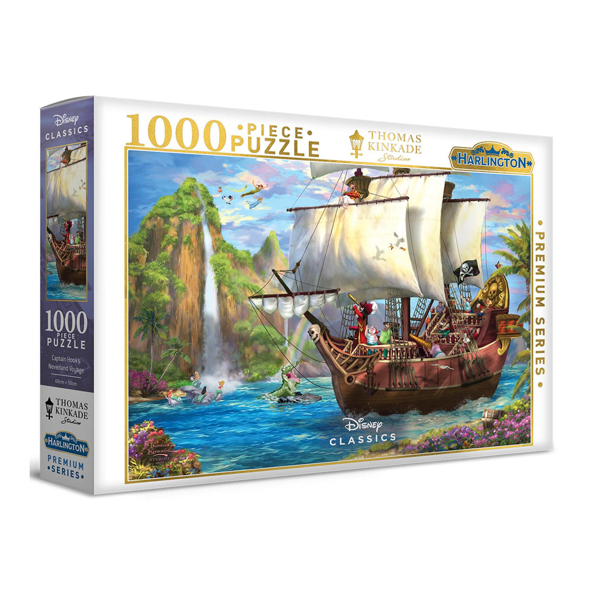 Thomas Kinkade Hook's Neverland Voyage Puzzle 1000pcs