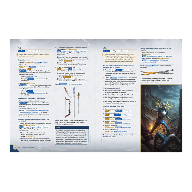 Cosmere RPG Stormlight the First Step Role Playing Game