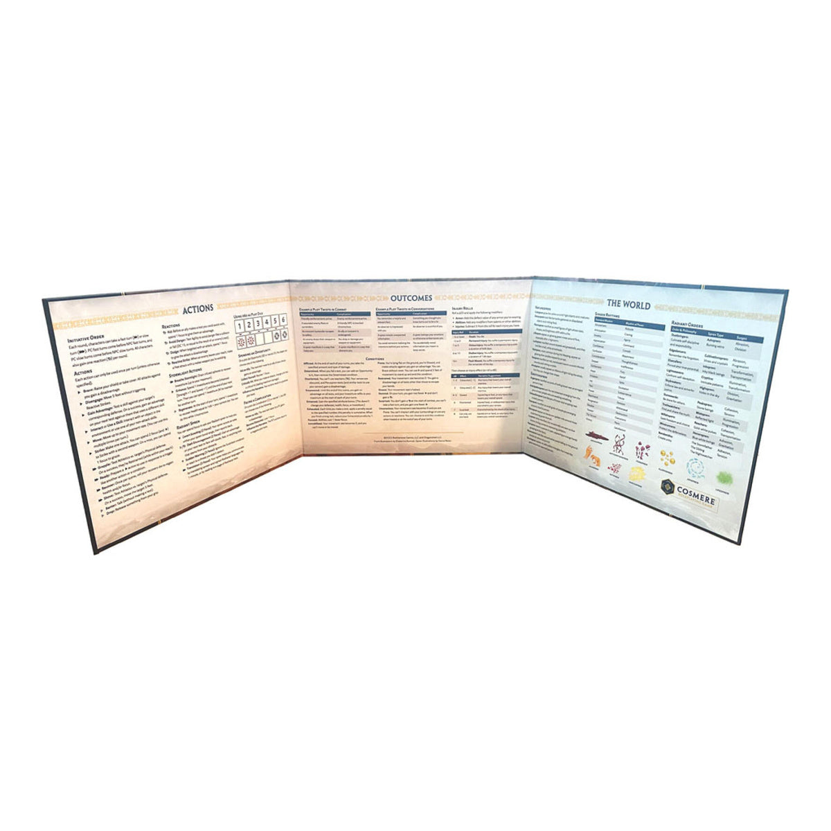 Cosmere RPG Stormlight GM Screen