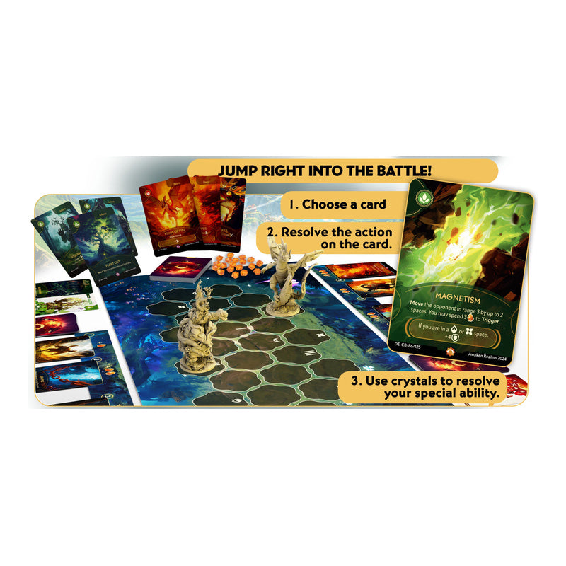 Dragon Eclipse Mystling Academy Peare vs Arboro Board Game