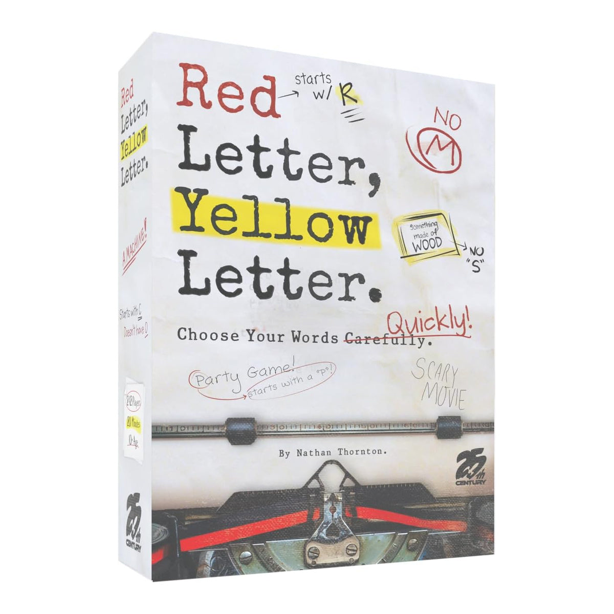 Red Letter Yellow Letter Board Game