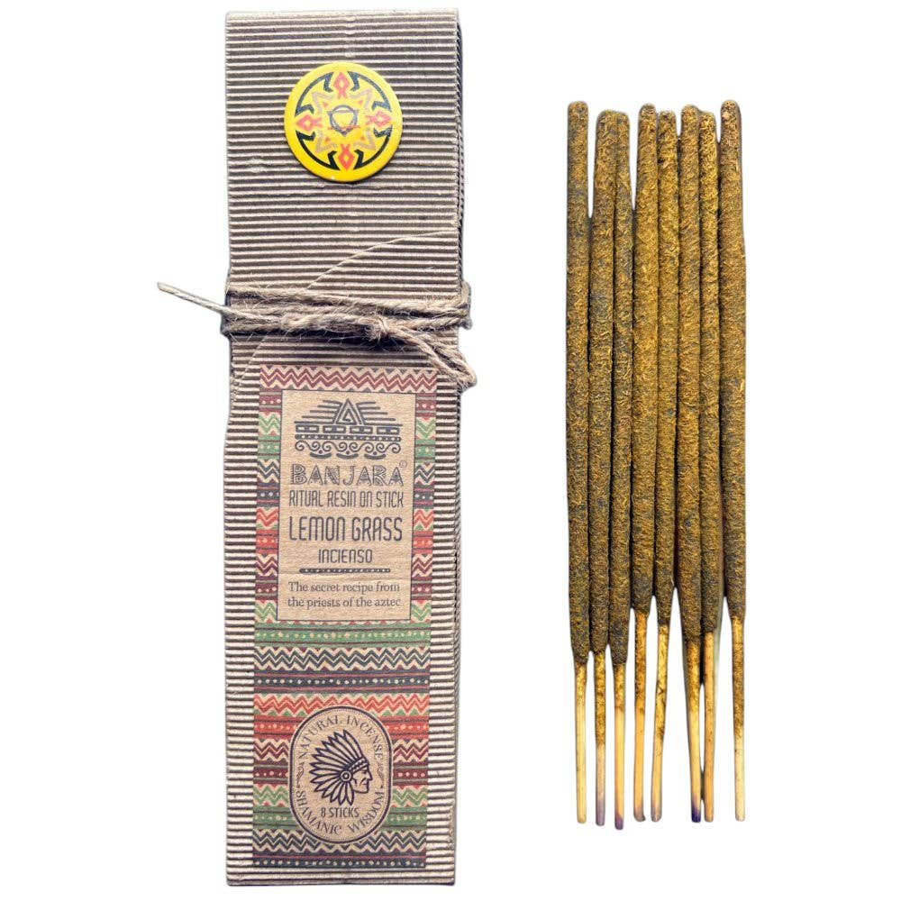 Lemongrass Resin on Stick Incense Shamanic Wisdom