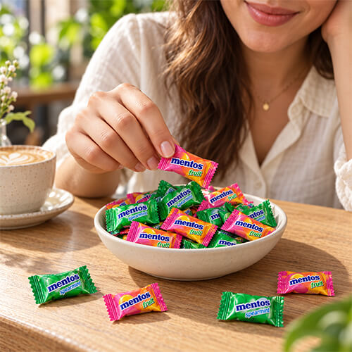 Mentos Pillowpack 540g Bundle Duo (Fruit & Spearmint)