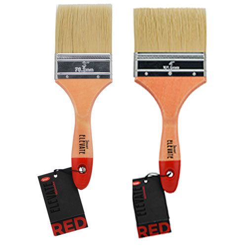 Jasart Elevate Redmark Hog/Nylon Flat Paint Brush
