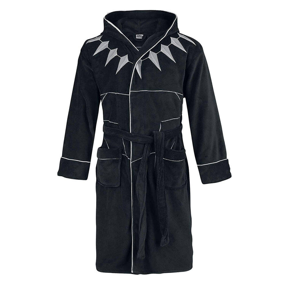 Black Panther Fleece Bathrobe
