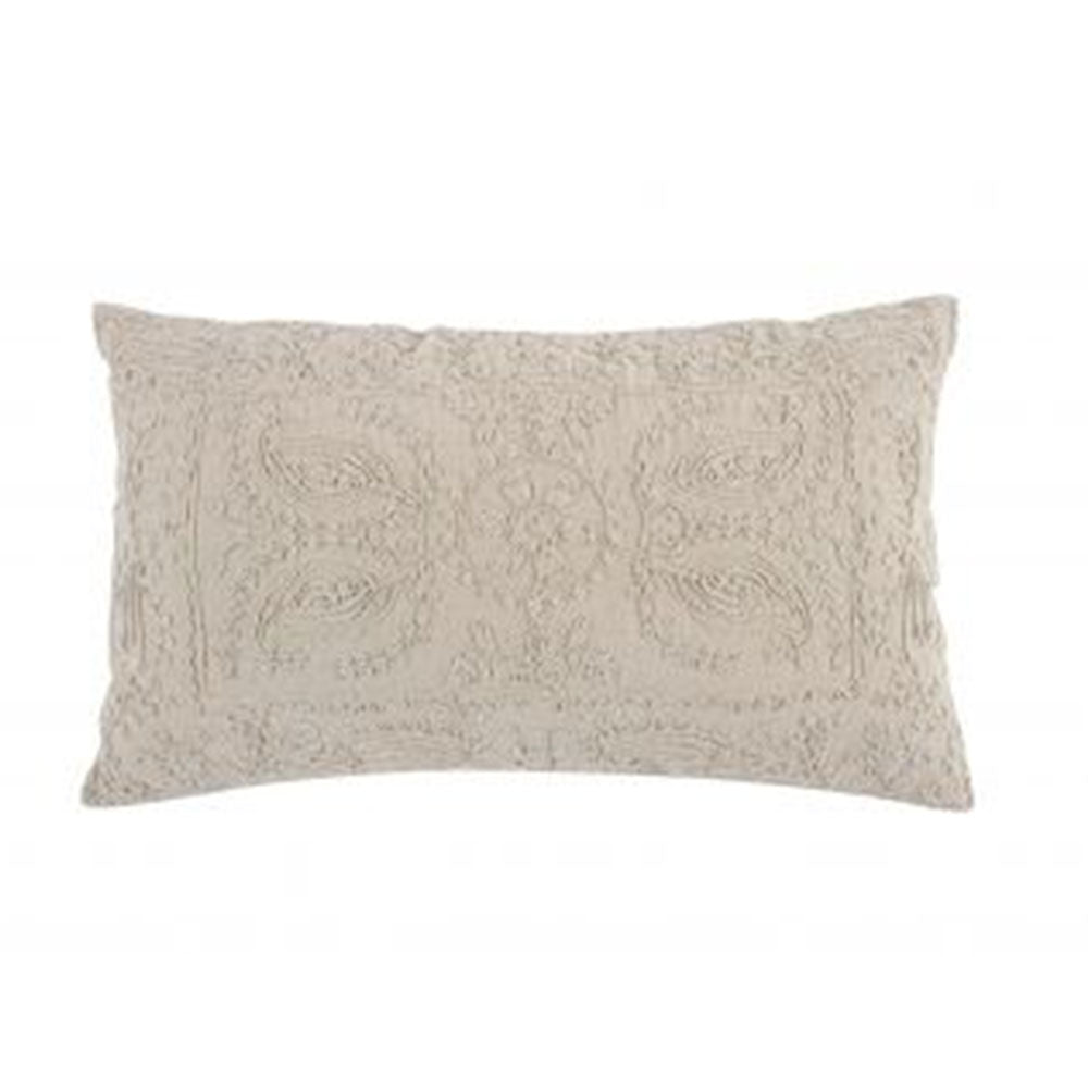 Heide Embroidered Cushion (50x30x4cm)