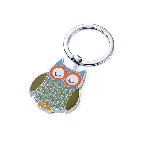 Troika Owl Keyring Multicolored