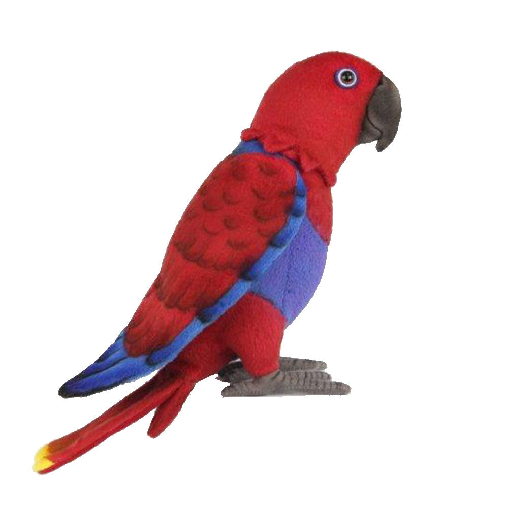 Poseable Electus Parrot Plush Toy 30cm