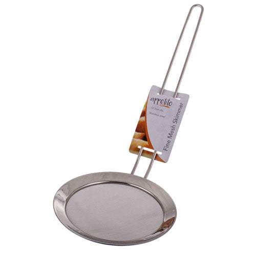 Appetito Stainless Steel Fine Mesh Skimmer 12.5cm