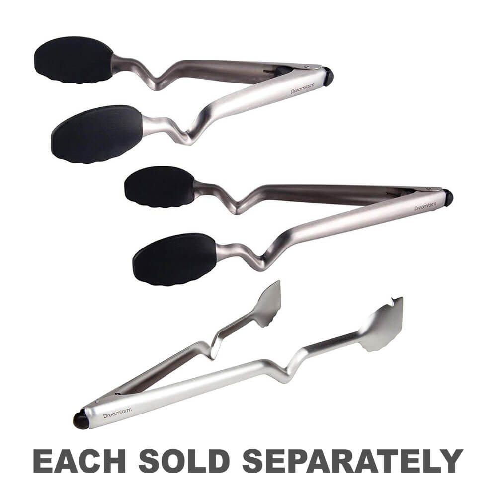 Charcoal Black Click-Lock Tongs