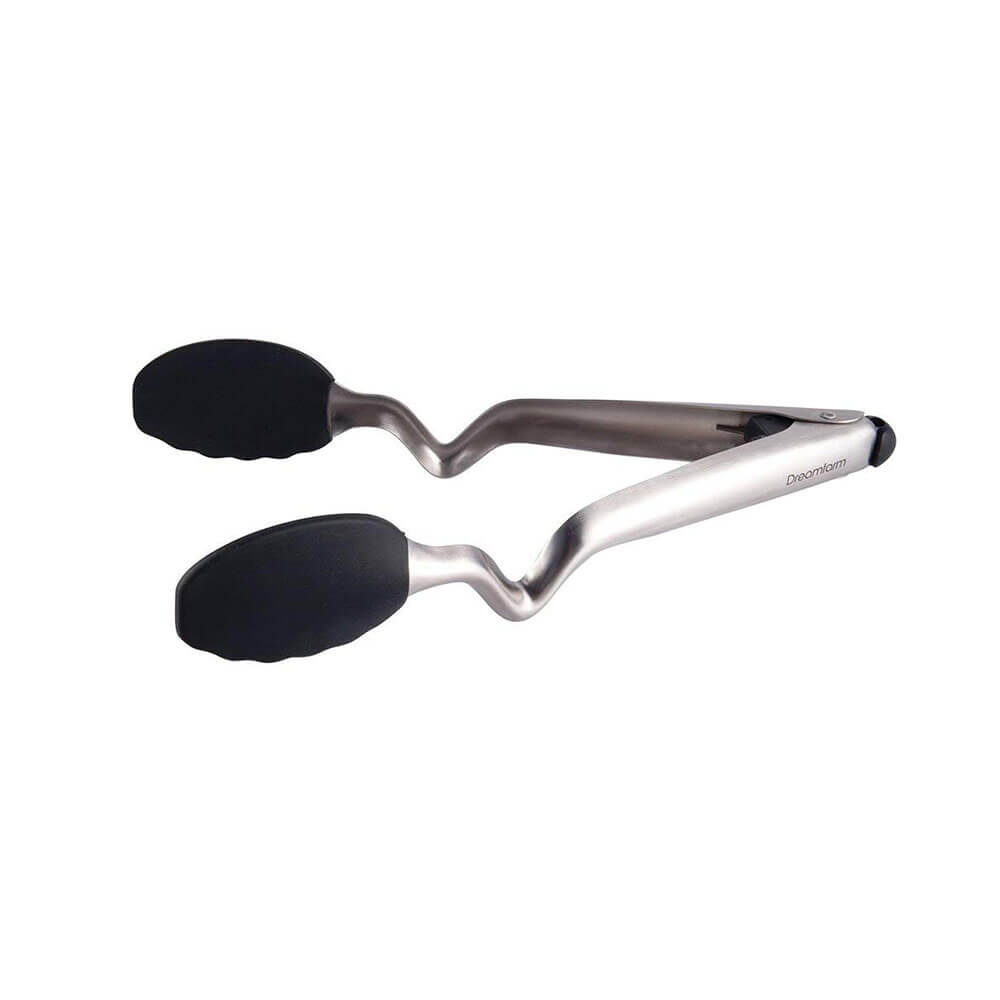 Charcoal Black Click-Lock Tongs
