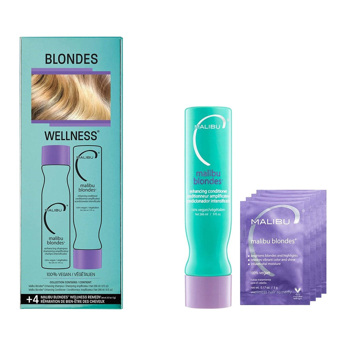 Malibu C Blondes Wellness Hair Collection