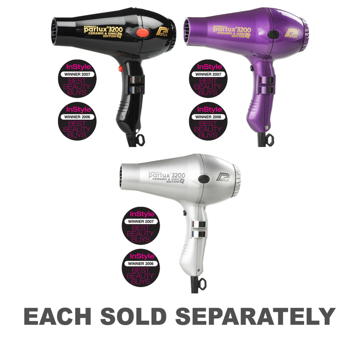 Parlux 3200 Ionic Ceramic Compact Hair Dryer