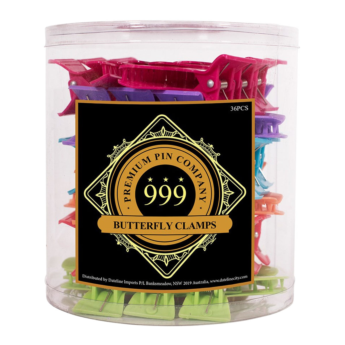 Premium Pin Company Butterfly Clamps 36pc