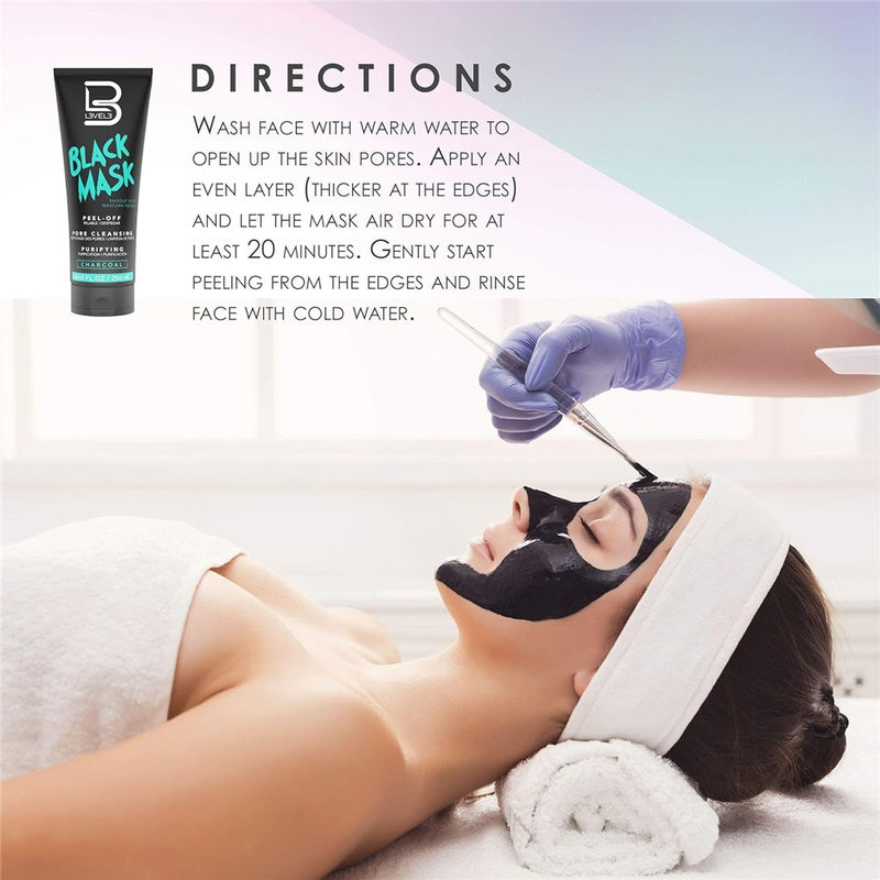 L3VEL3 Black Facial Mask 250mL