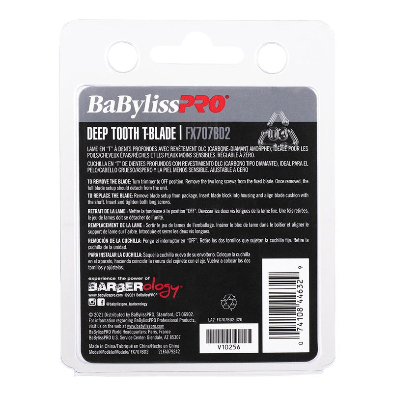 BaBylissPRO DLC T-Blade Deep Tooth 2.0mm