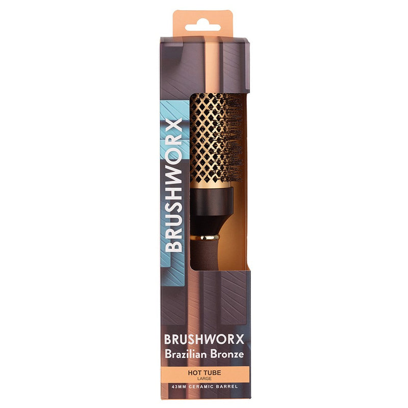 Brushworx Brazilian Bronze Hot Tube Hair Brush (Large)
