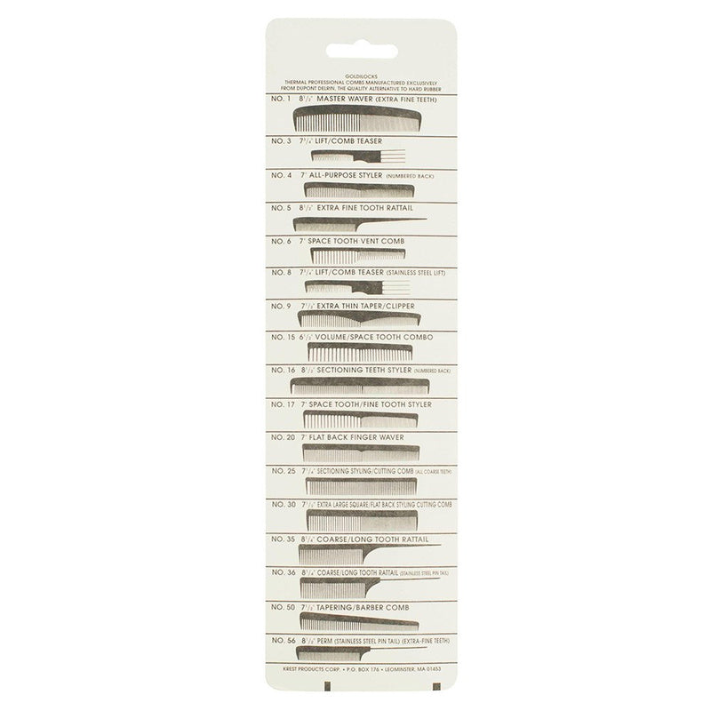 Krest Goldilocks No. 1 Basin Comb 21.5cm