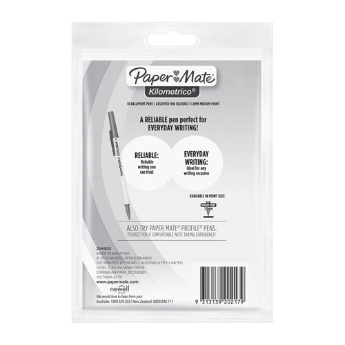 Paper Mate Kilometrico 10-Pack (Box of 12)