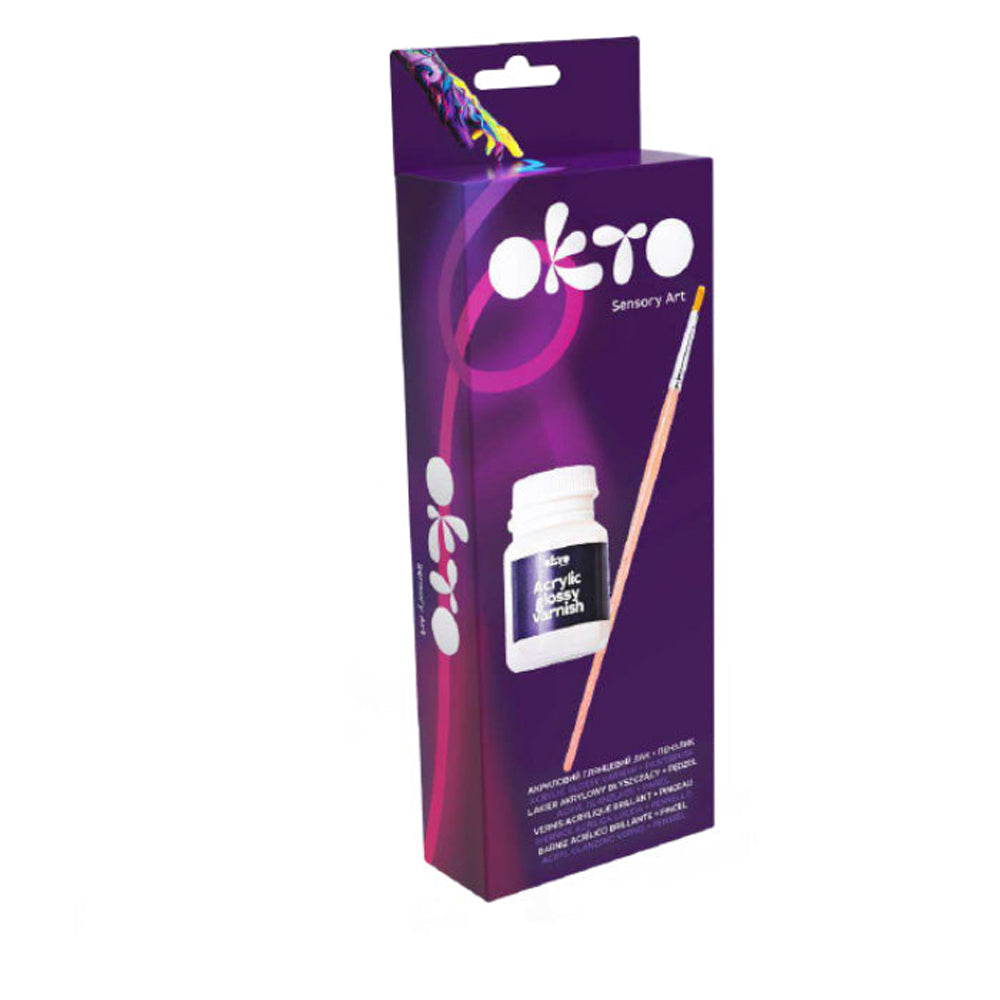 Acrylic 20mL Varnish with Paint Brush