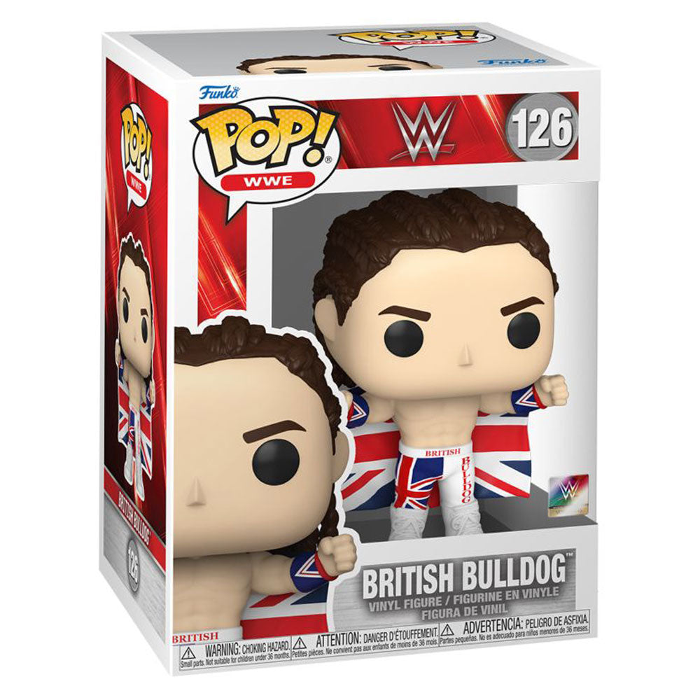 WWE British Bulldog Pop! Vinyl