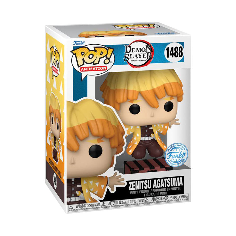 Demon Slayer Zenitsu Kneeling US Exclusive Pop! Vinyl