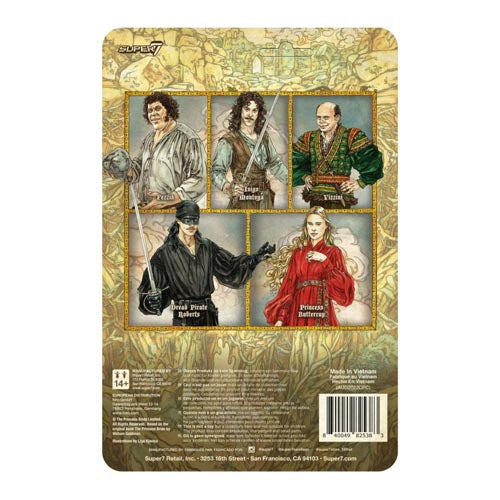 The the Princess Bride Vizzini Reaction 3.75" Figure