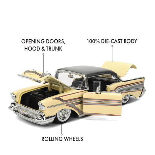 Big Time Muscle 1957 Chevy Bel Air 1:24 Diecast Vehicle