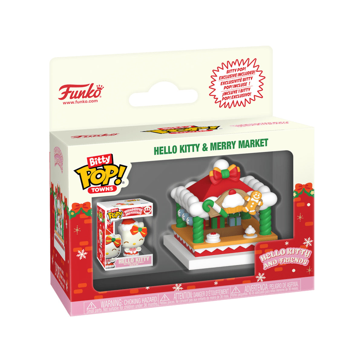 Hello Kitty w/Merry Market Bitty Pop! Town