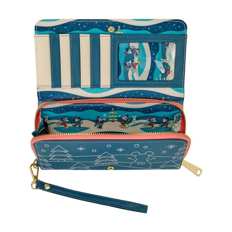 Disney Mickey & Minnie Holiday Flap Wallet