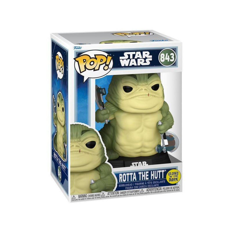 The Mandalorian & Grogu 2026 Rotta the Hutt Glow Pop! Vinyl