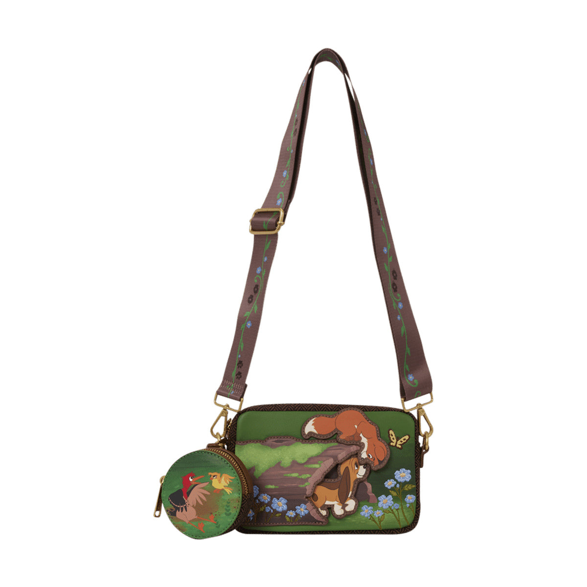 Fox & the Hound Tod & Vixey Tote Crossbody Bag
