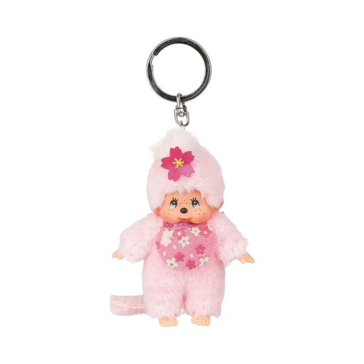 Monchhichi Cherry Blossom Keychain