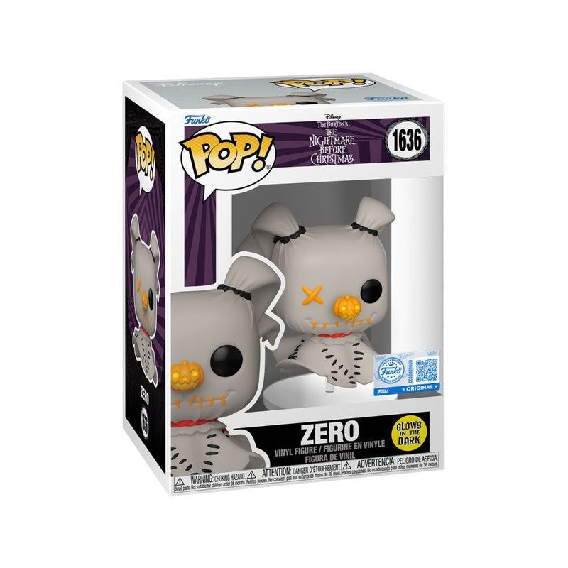 Nightmare Before Christmas Zero Patchwork US Exc. Glow Pop!