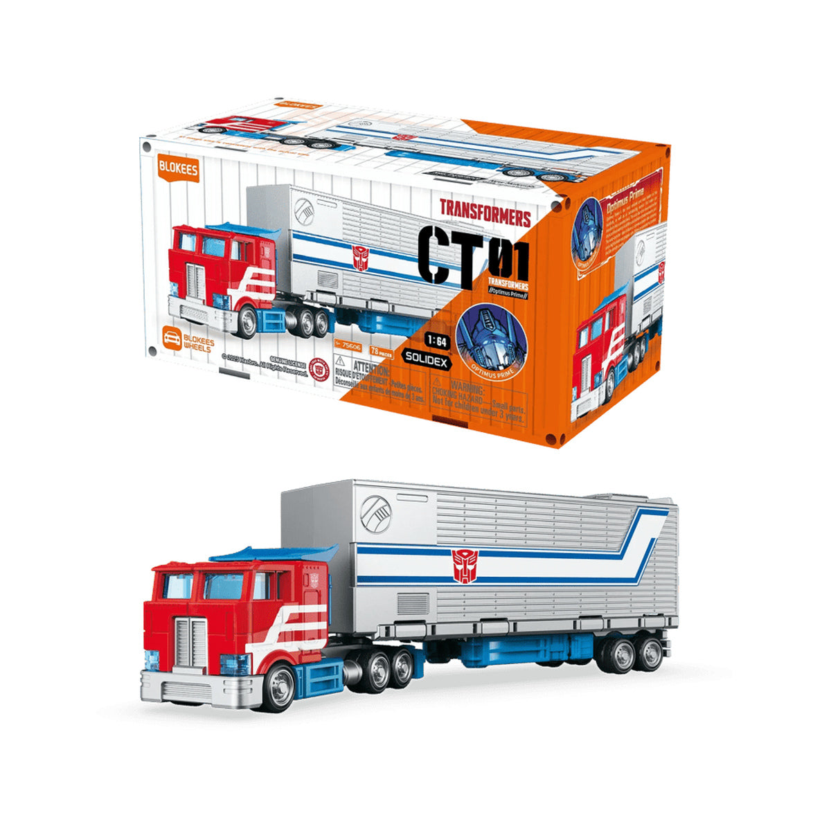 Transformers Blokees Wheels CT01 Optimus Prime G1 Model