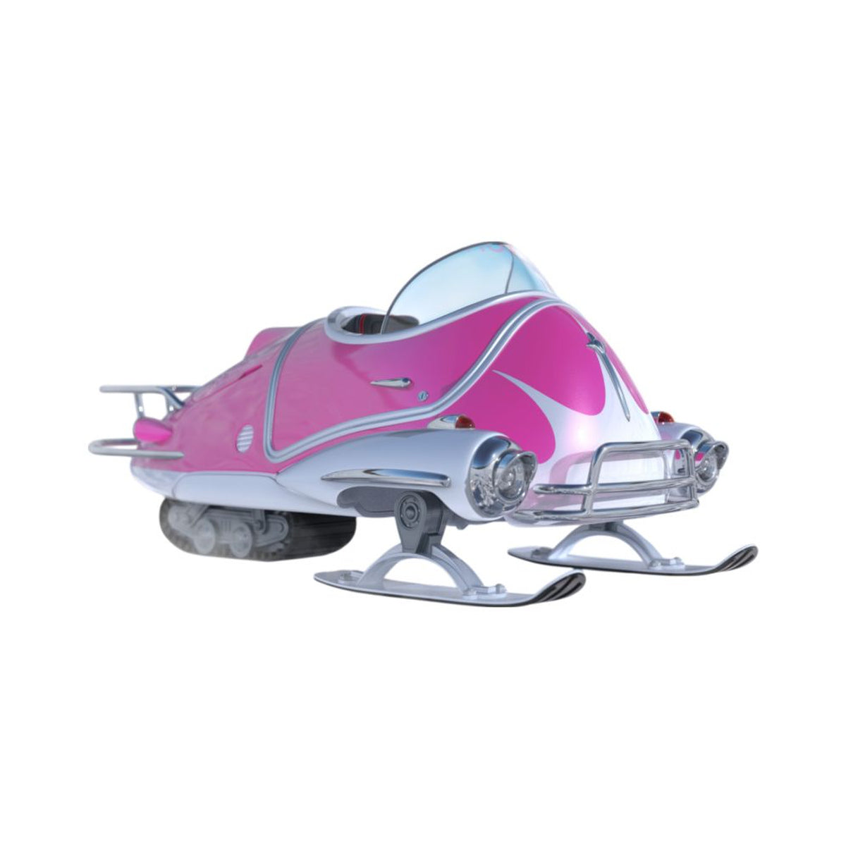 Fallout Hot Pink Snowtrack Fusion Flea 1:18 Diecast Vehicle