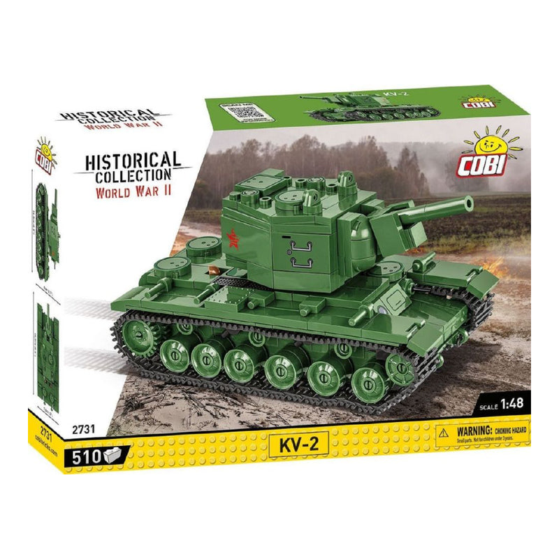 World War 2 KV-2 Tank (510Piece Kit)