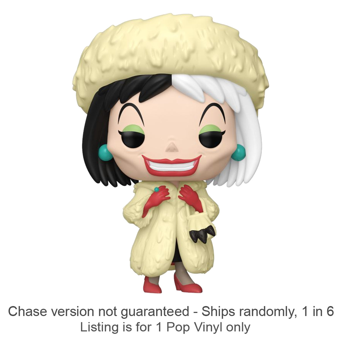 101 Dalmatians (1991) Cruella De Vil Pop! Vinyl (Chase Ships 1 in 6)
