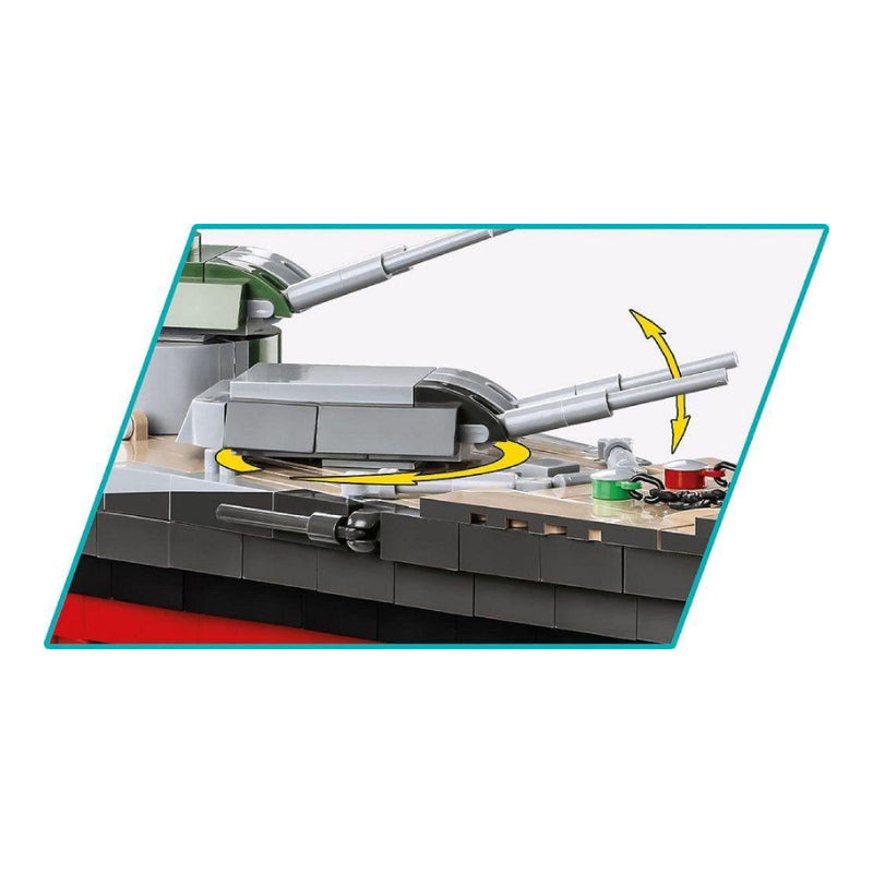 World War 2 Battleship Tirpitz (2880 Piece Kit)